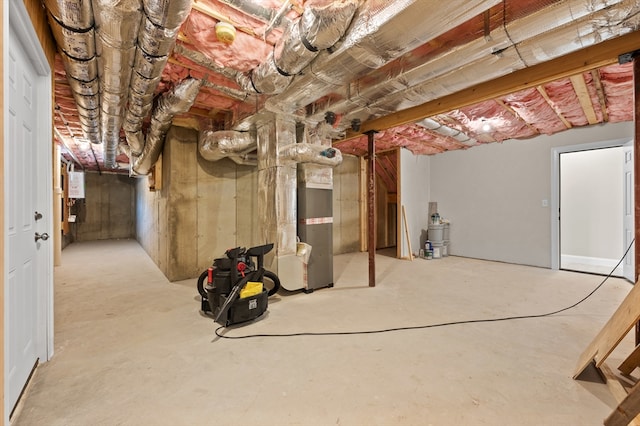 233 W Mountain St, Worcester, MA 01606 - view of unfinished below grade area