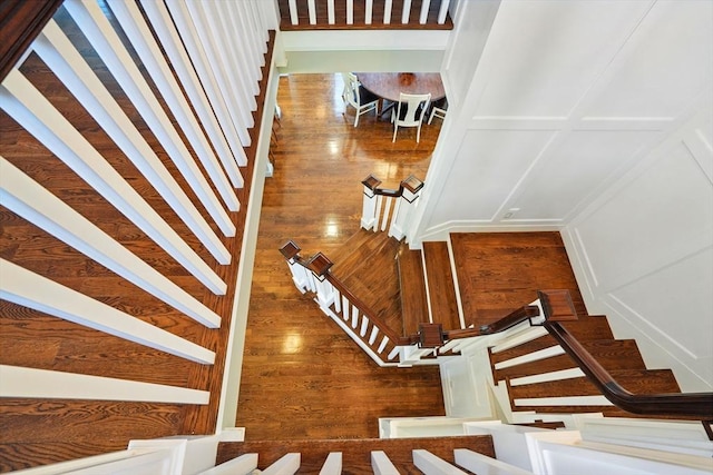 view of stairs