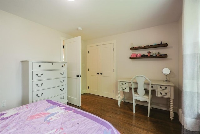 134 W Bacon St, Plainville, MA 02762 - bedroom with wood finished floors and a closet