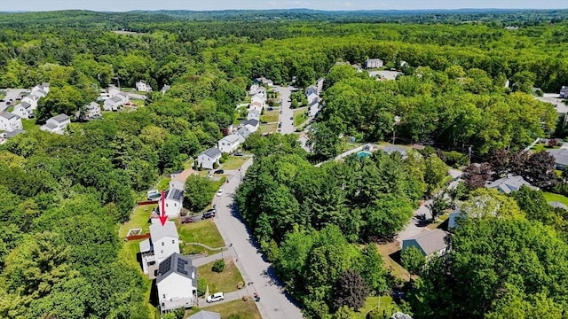 218 Acropolis Rd, Lowell, MA 01854 - view of property location with a heavily wooded area and nearby suburban area