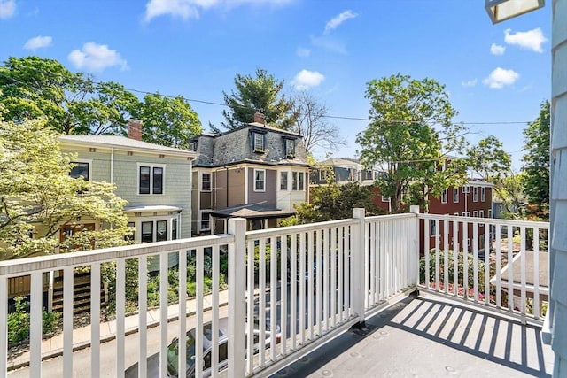 21 Searle Ave Unit 2, Brookline, MA 02445 - balcony with a residential view