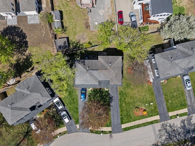 drone / aerial view featuring a residential view
