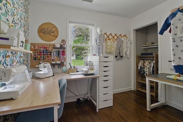 13 Kingston St, North Reading, MA 01864 - home office featuring wood finished floors and baseboards