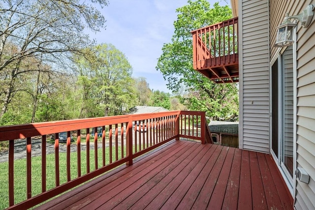 view of deck