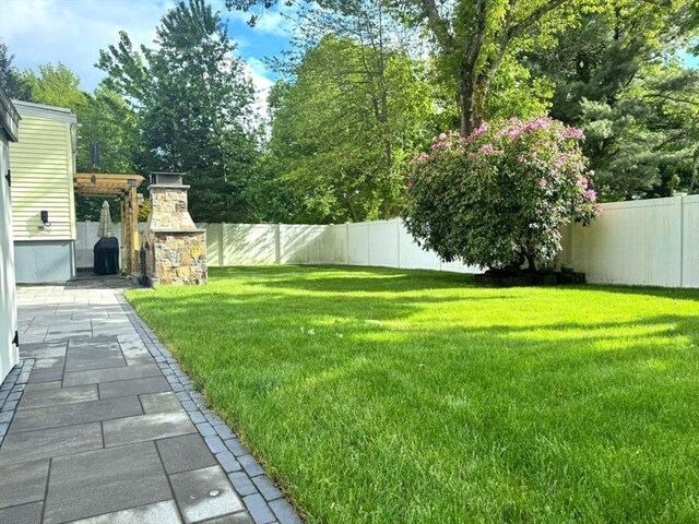 103 Sycamore St, Holbrook, MA 02343 - view of yard featuring a patio area