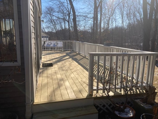 view of deck