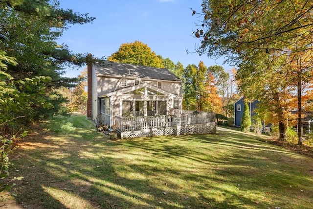 view of outdoor structure featuring a yard