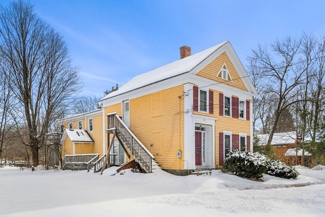 view of front of home