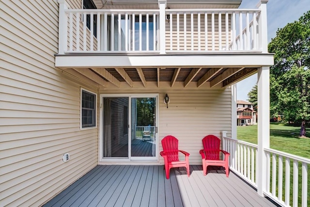 11 Balmoral Dr, Methuen, MA 01844 - deck with a yard