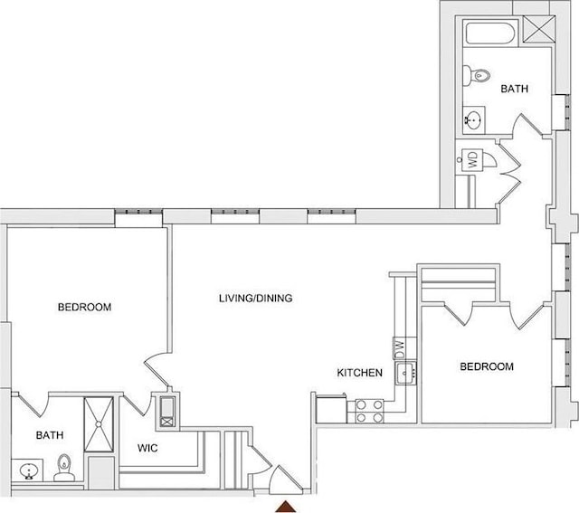 160 Water St Unit 212, Williamstown, MA 01267 - room layout