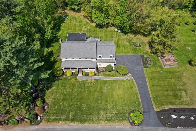 view from above of property