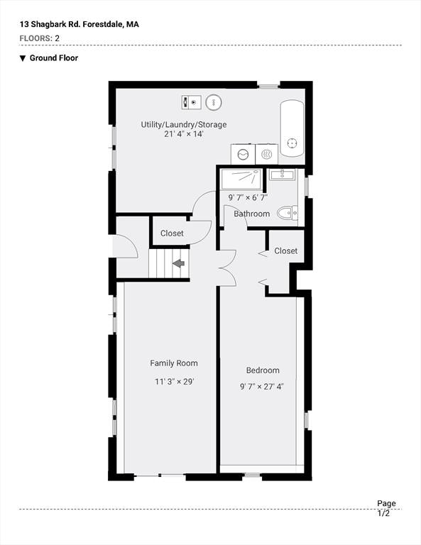 13 Shagbark Rd, Sandwich, MA 02644 - property floor plan