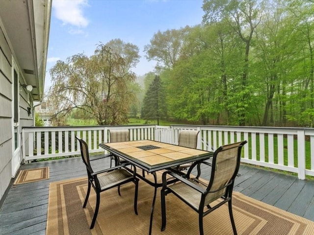 189 Brigham Hill Rd, Grafton, MA 01536 - wooden terrace with outdoor dining area