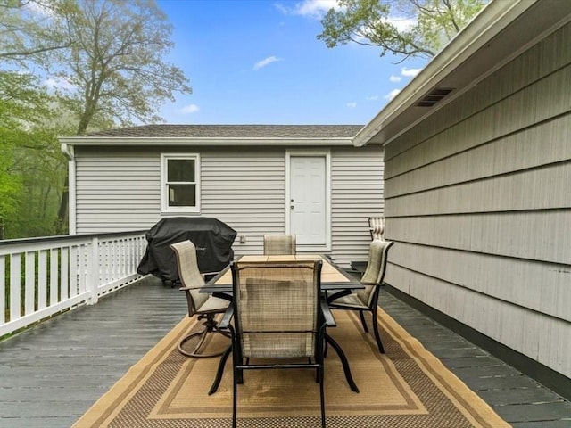 189 Brigham Hill Rd, Grafton, MA 01536 - deck with outdoor dining space and a grill