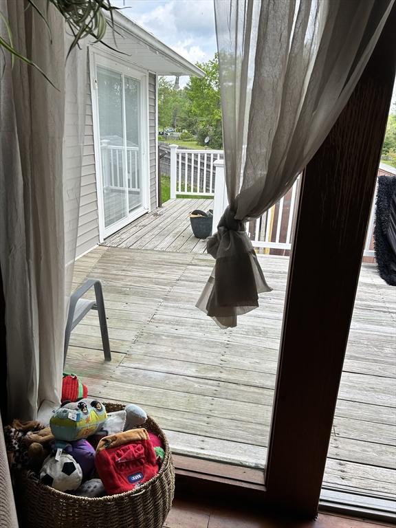 554 Main St, Becket, MA 01223 - view of wooden deck