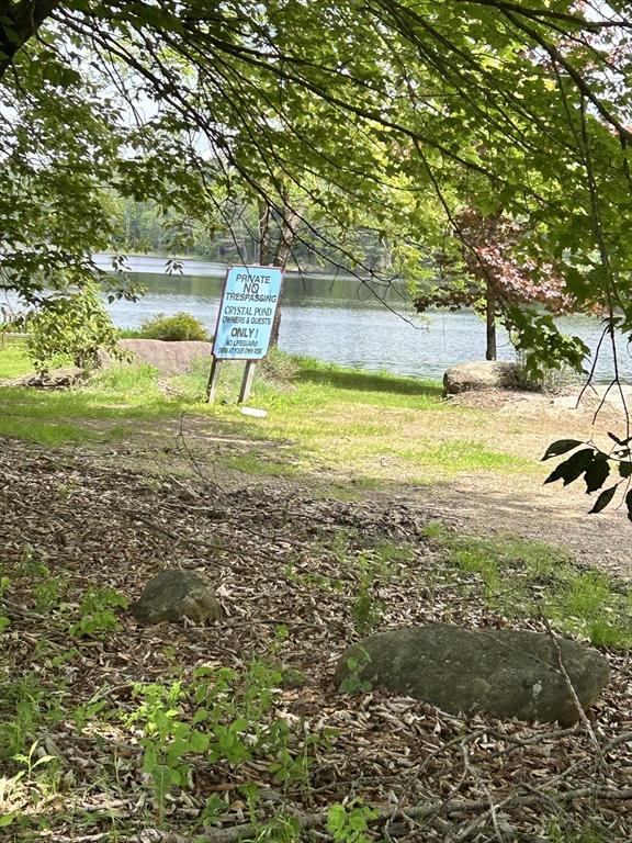 554 Main St, Becket, MA 01223 - view of yard with a water view