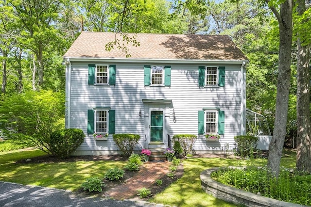 1441 Old Post Rd, Barnstable, MA 02648 - colonial-style house featuring a shingled roof