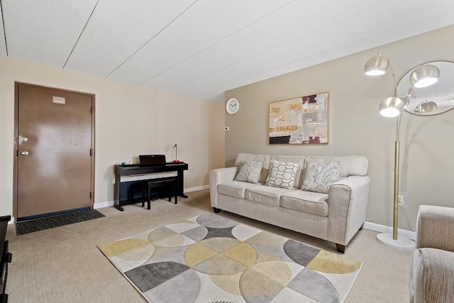 10 Foster St Unit 203, Wakefield, MA 01880 - living area with carpet flooring and baseboards