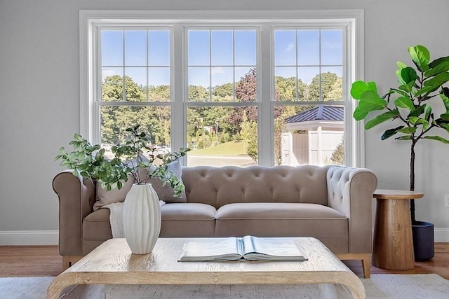 sunroom / solarium featuring plenty of natural light