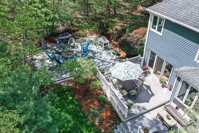 8 Rock Rd, Attleboro, MA 02703 - view from above of property