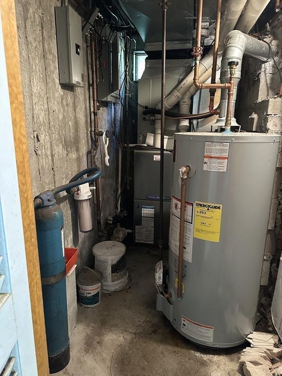 117 Metropolitan Ave Unit 117, Ashland, MA 01721 - utility room with gas water heater and electric panel