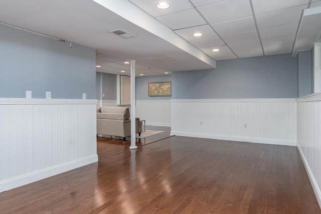 8 Whitaker Ln, Groton, MA 01450 - spare room featuring a wainscoted wall and wood finished floors