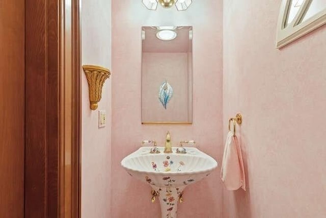 bathroom with a sink
