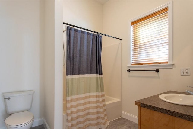31-33 Ashland St Unit 5, Haverhill, MA 01830 - full bath with shower / tub combo, toilet, vanity, and baseboards