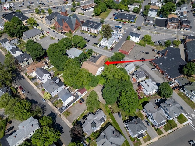 31-33 Ashland St Unit 5, Haverhill, MA 01830 - aerial view of property's location featuring nearby suburban area