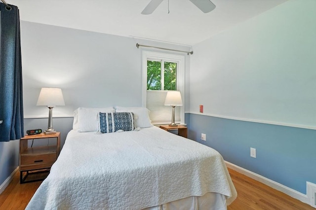 9 E Colonial Rd, Wilbraham, MA 01095 - bedroom featuring wood finished floors and ceiling fan