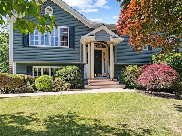 77 Columbus Dr, Fall River, MA 02720 - raised ranch with a front lawn