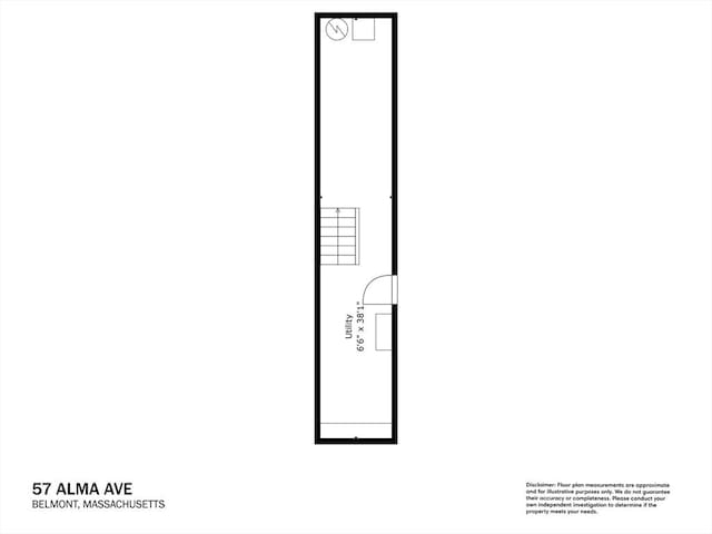 57 Alma Ave Unit 57, Belmont, MA 02478 - view of home floor plan