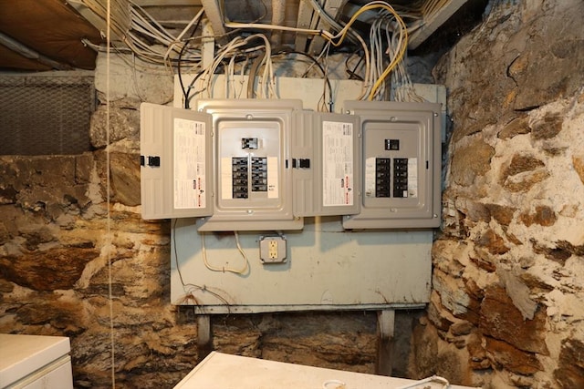 utility room with electric panel