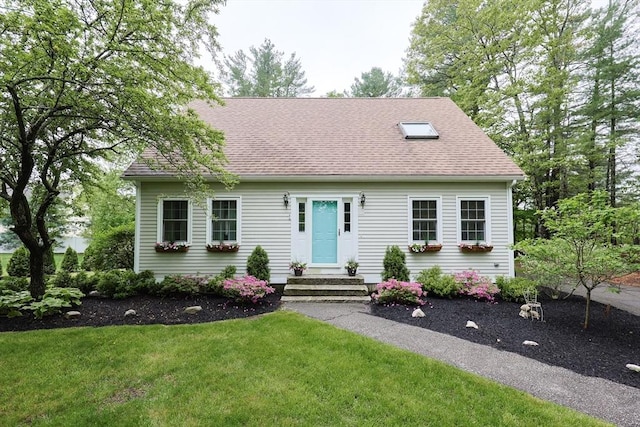 495 Creek St, Wrentham, MA 02093 - cape cod house with a front lawn and a shingled roof