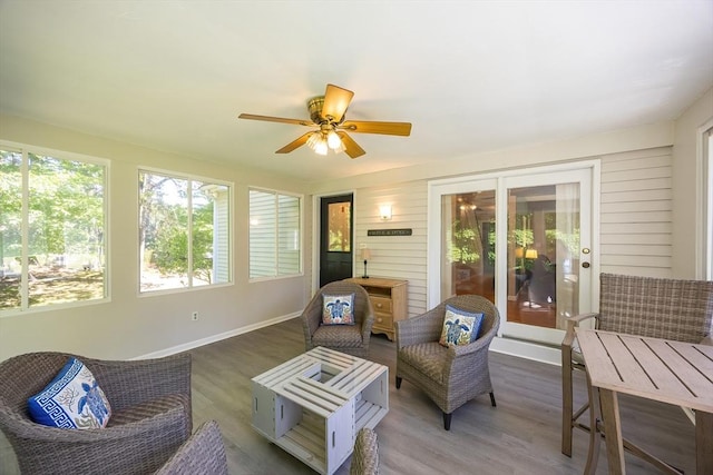 495 Creek St, Wrentham, MA 02093 - sunroom / solarium with ceiling fan