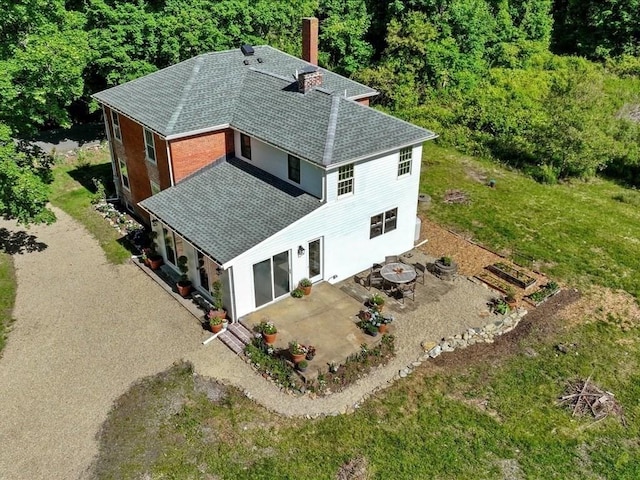 131 Cedar St, Middleboro, MA 02346 - aerial view of property and surrounding area featuring a forest