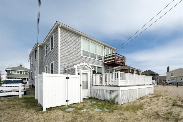 25 11th Rd, Marshfield, MA 02050 - back of house with a wooden deck