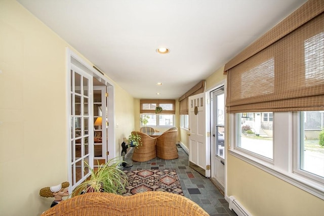 25 11th Rd, Marshfield, MA 02050 - sunroom / solarium featuring recessed lighting and baseboards