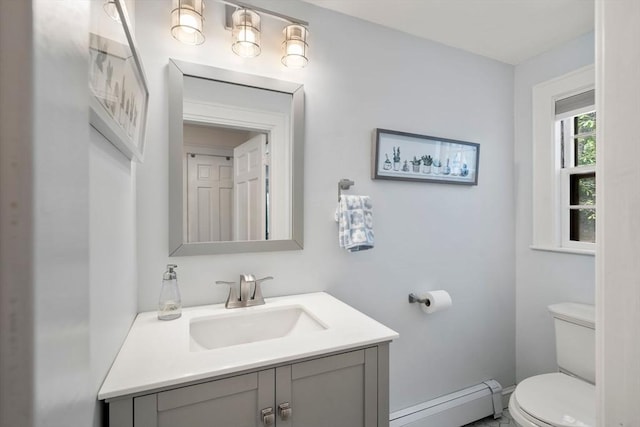 38 Fairmount Rd, Reading, MA 01867 - half bath featuring a baseboard radiator and vanity
