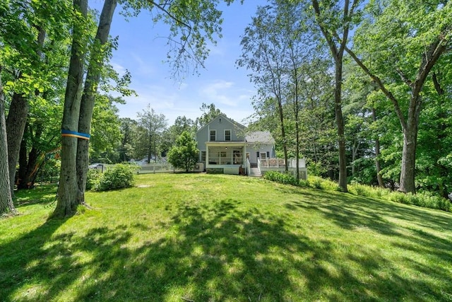 38 Fairmount Rd, Reading, MA 01867 - view of green lawn with covered porch