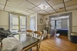 181 W St, Leominster, MA 01453 - dining area featuring hardwood / wood-style floors