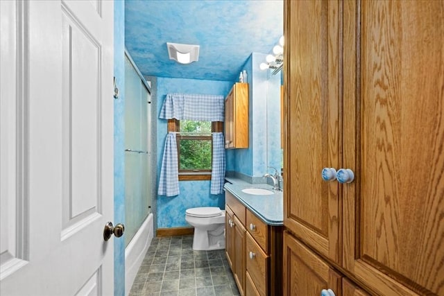 9 Lillian Rd, Acton, MA 01720 - full bathroom featuring vanity, toilet, baseboards, and shower / tub combination