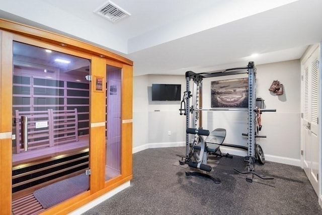 view of exercise room