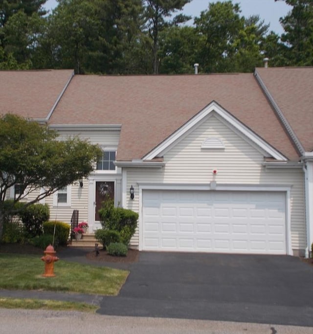 38 Stonebridge Dr Unit 38, Hanson, MA 02341 - view of front of house with an attached garage and asphalt driveway