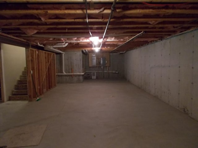 38 Stonebridge Dr Unit 38, Hanson, MA 02341 - unfinished basement featuring stairs
