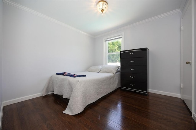 14 Adams Rd, Ashland, MA 01721 - bedroom with dark wood-style flooring and ornamental molding