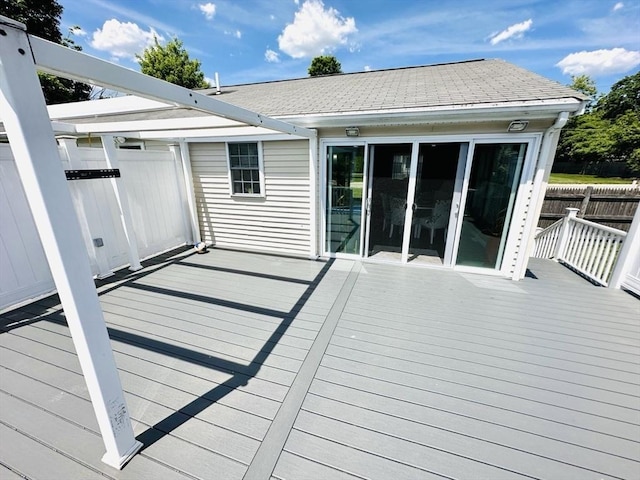 38 Thayer Ave, Whitman, MA 02382 - view of wooden terrace