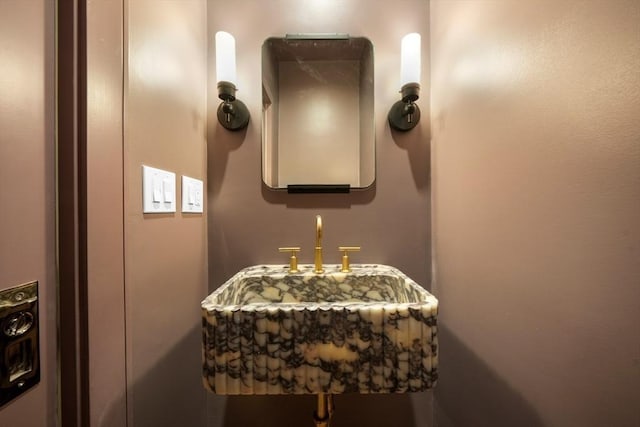 bathroom with a sink