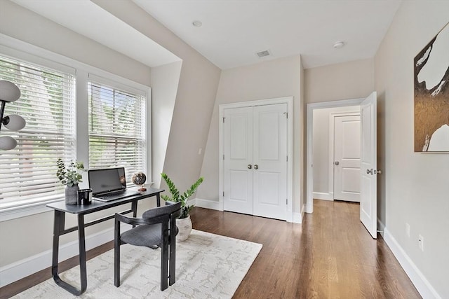 33 Winthrop Unit 1, Brookline, MA 02445 - office space with dark wood-type flooring and baseboards