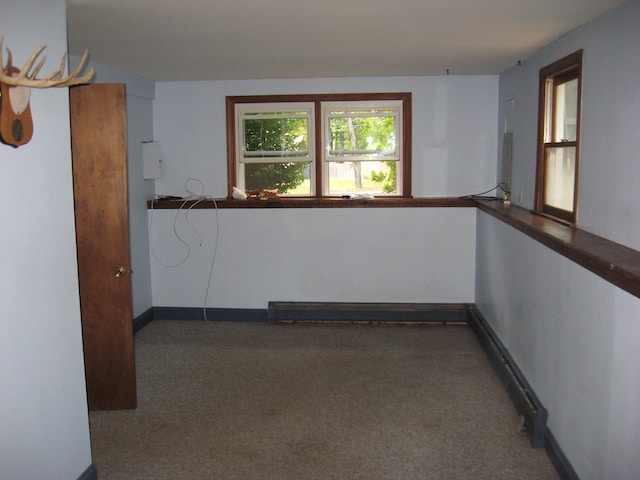 unfurnished room featuring carpet floors